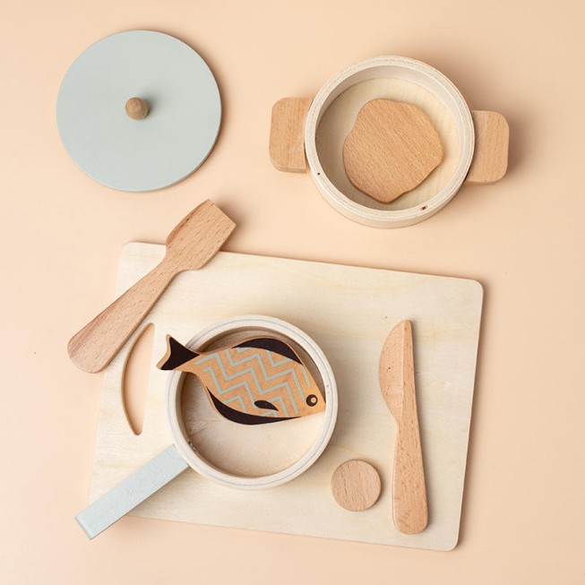 Cooking utensil set early education toy