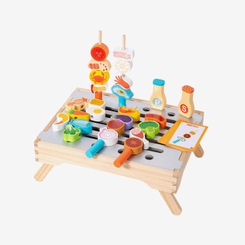 Simulation barbecue set early education toy