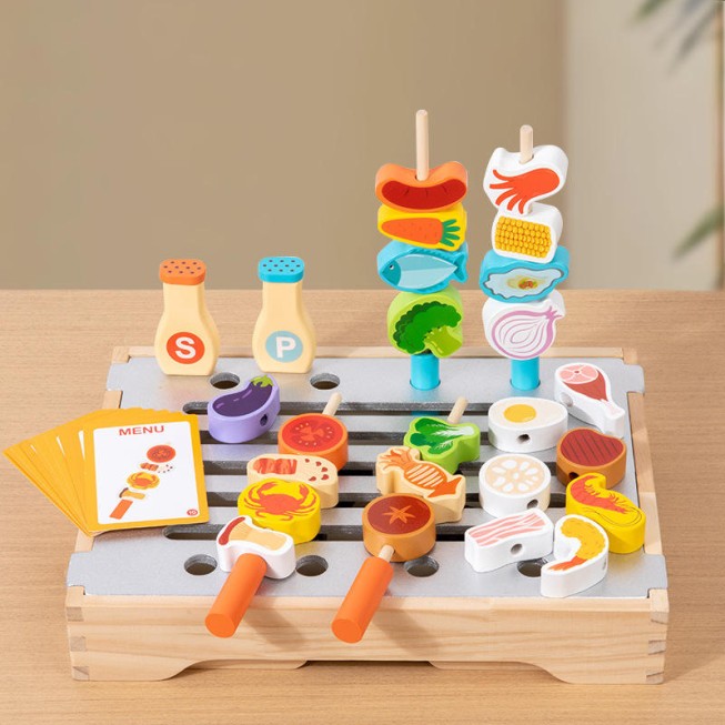 Simulation barbecue set early education toy