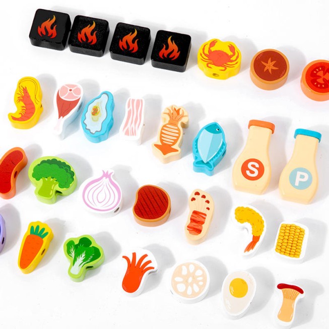Simulation barbecue set early education toy