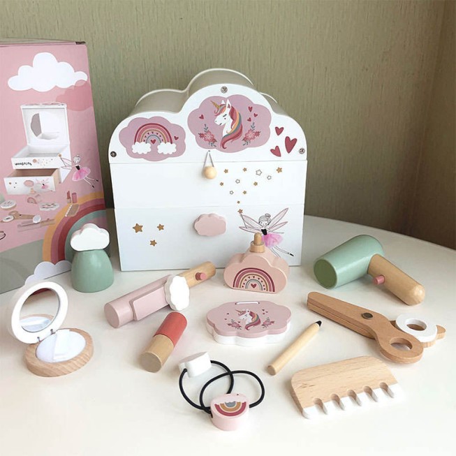 Stylish makeup kit early education toy