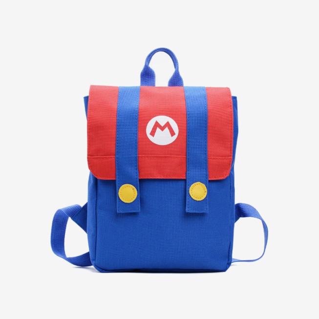 Stylish color-blocked children's backpack