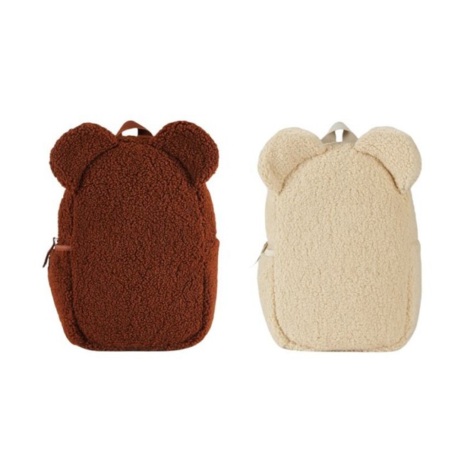 Cute bear ear plush children's backpack