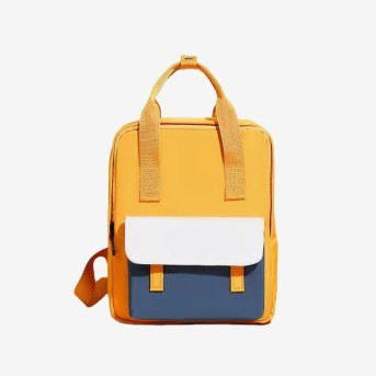 High-quality color-blocked children's backpack