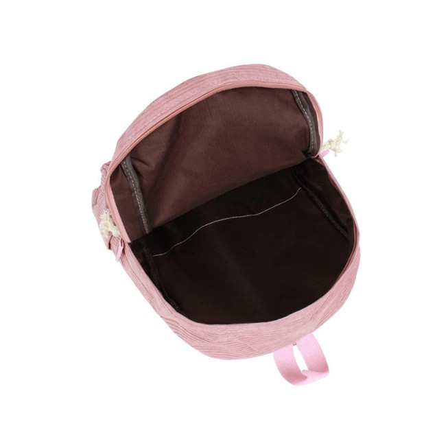 Soft corduroy children's backpack
