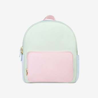 Color-blocked mini waterproof children's backpack