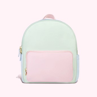Color-blocked mini waterproof children's backpack