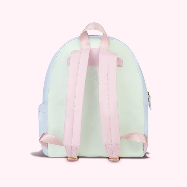 Color-blocked mini waterproof children's backpack