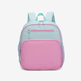 Durable color-blocked children's backpack