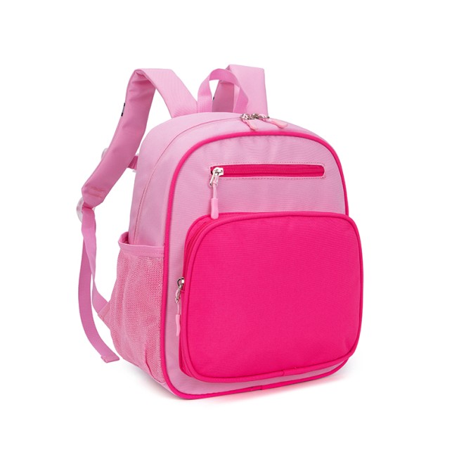 Durable color-blocked children's backpack