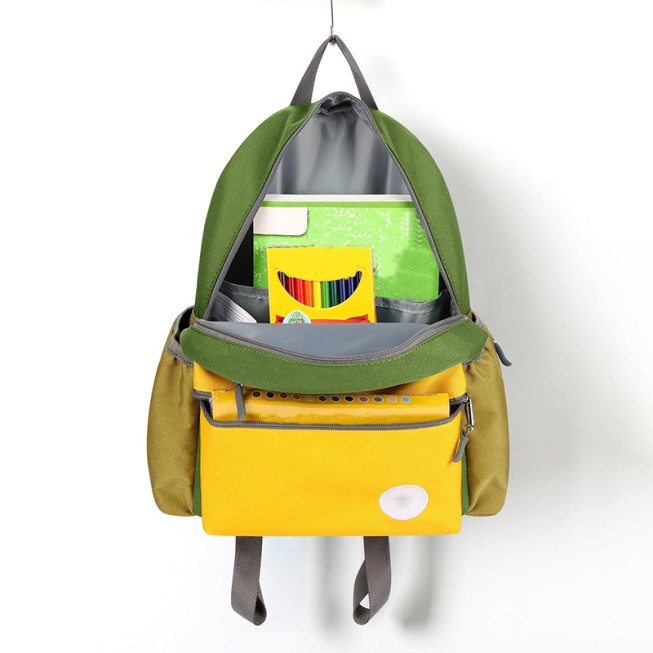 Mini color-block children's backpack