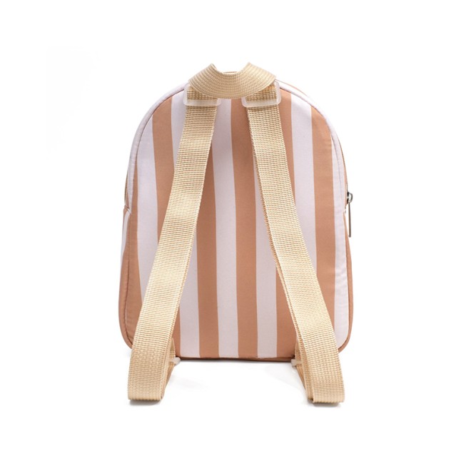 Striped comfortable kids backpack