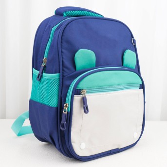 Blue comfortable and durable children's backpack