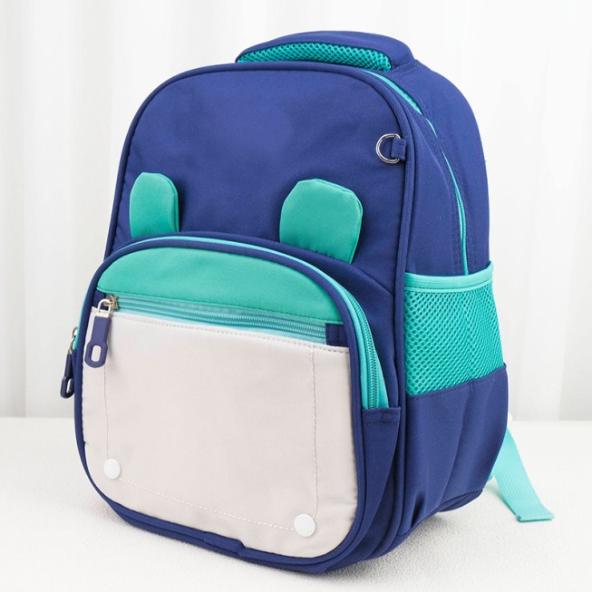 Blue comfortable and durable children's backpack