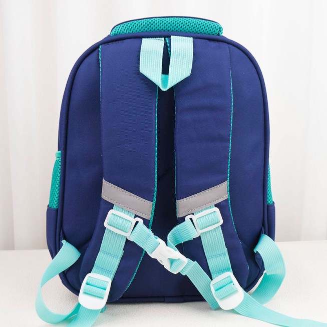 Blue comfortable and durable children's backpack
