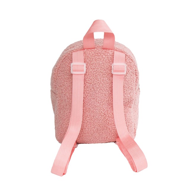Bear pattern plush children's backpack