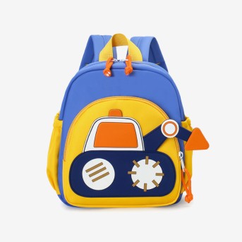 Large capacity cartoon car children's backpack