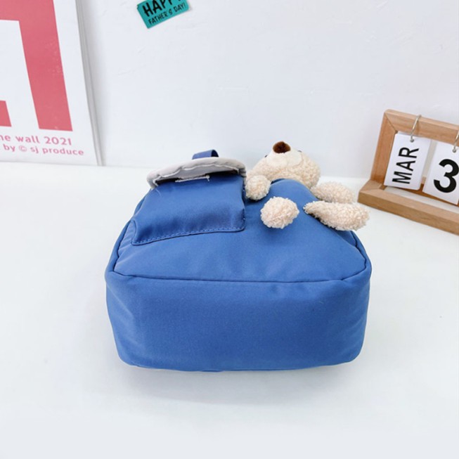 Cute 3D bear-shaped children's backpack