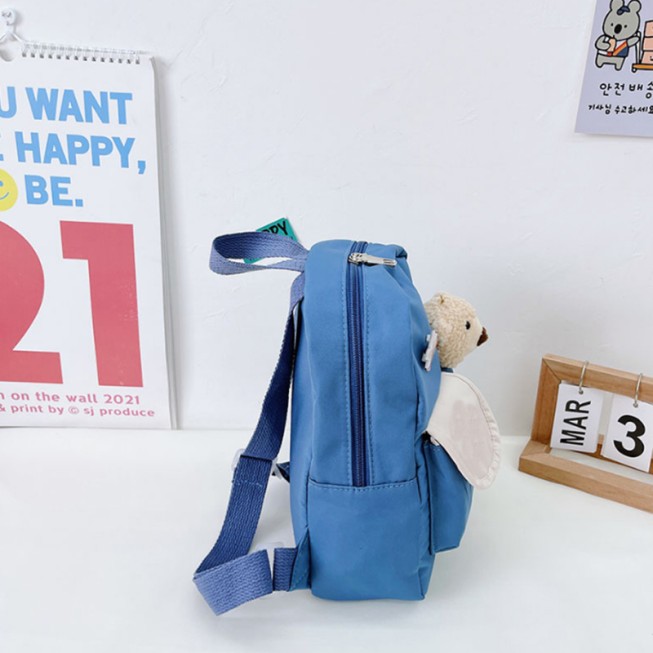 Cute 3D bear-shaped children's backpack