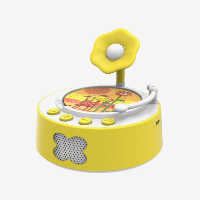 Floral-designed rechargeable story machine