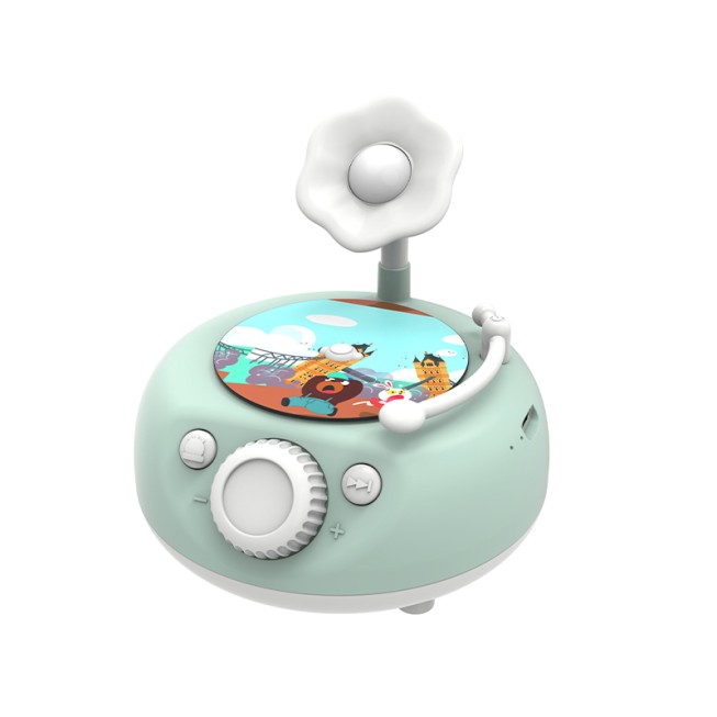 Floral-designed rechargeable story machine