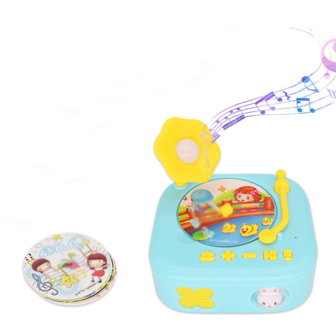 Cartoon floral-themed rechargeable story projector