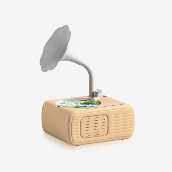 Phonograph-style early childhood education story machine