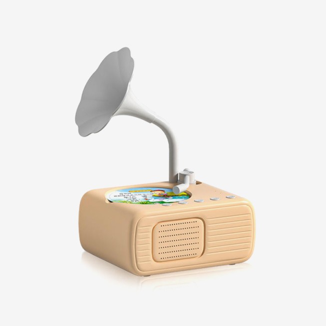 Phonograph-style early childhood education story machine