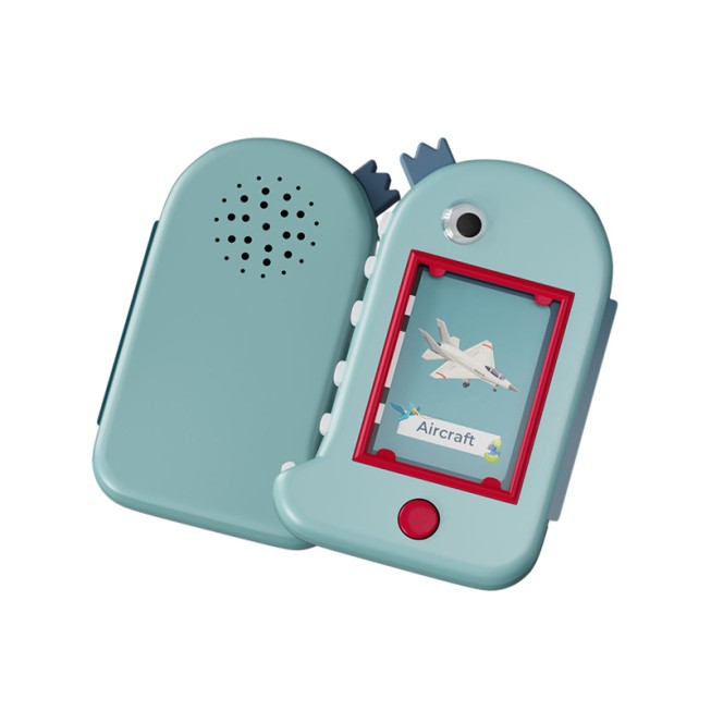 Cartoon dinosaur learning story machine