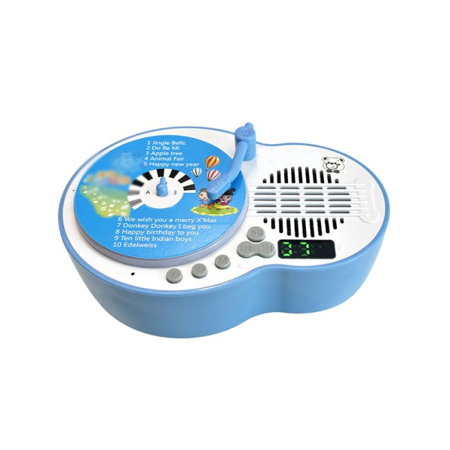 Early education screenless story machine