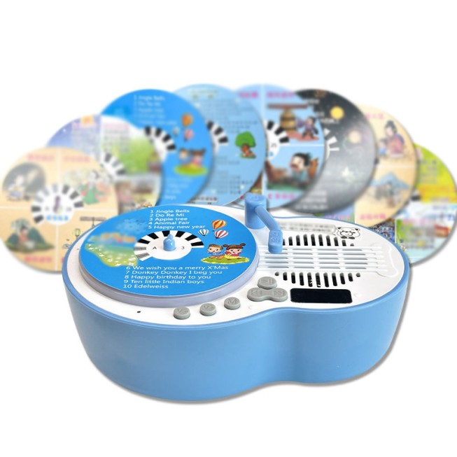 Early education screenless story machine